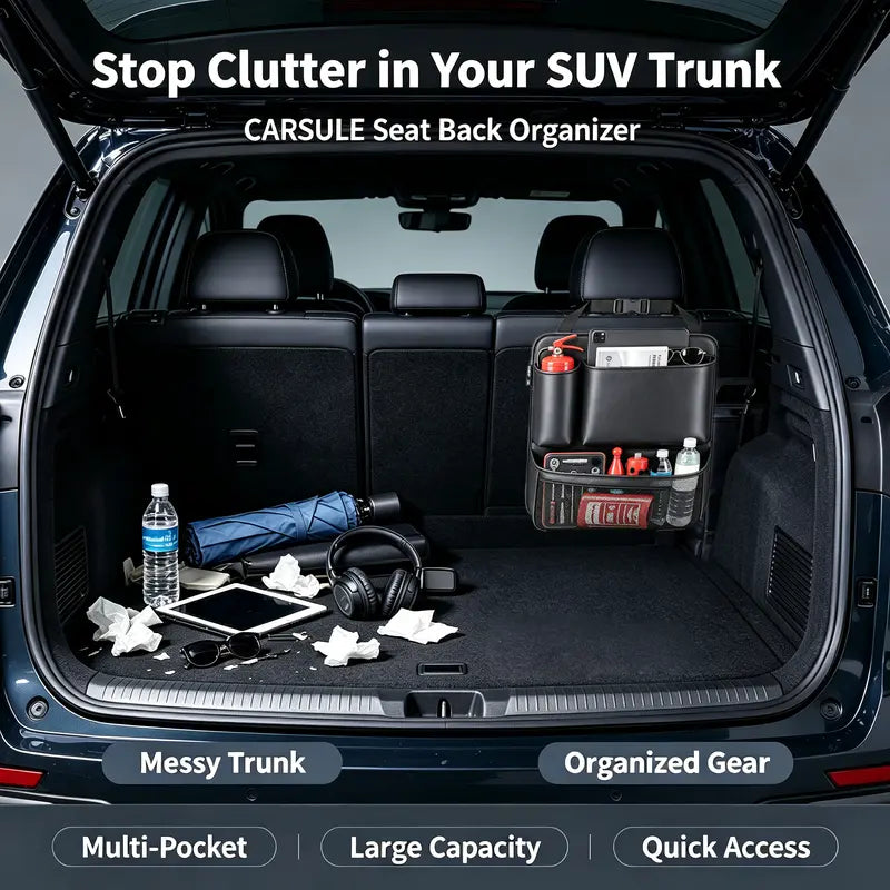 Heavy Duty Car Trunk Organizer
